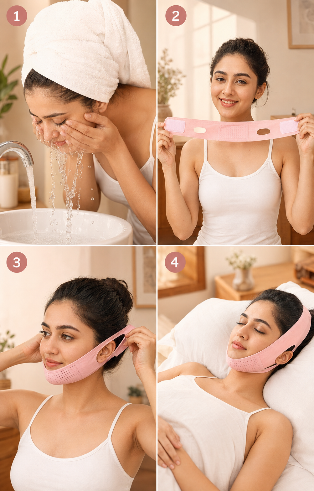 Dropshelf Reusable V-Line Face Slimming Mask – Double Chin Reducer & Face Lifting Belt