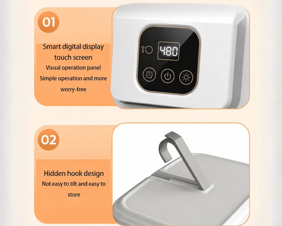 Portable Foldable Hot Air Drying Wardrobe | 600W Fast Drying | Timer Function