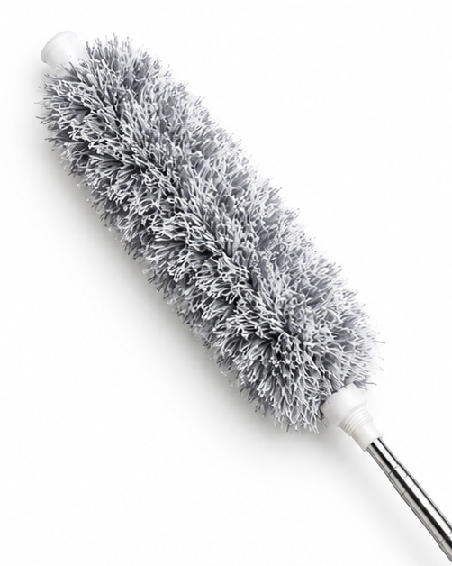 Close-up of the bendable microfiber cleaning head