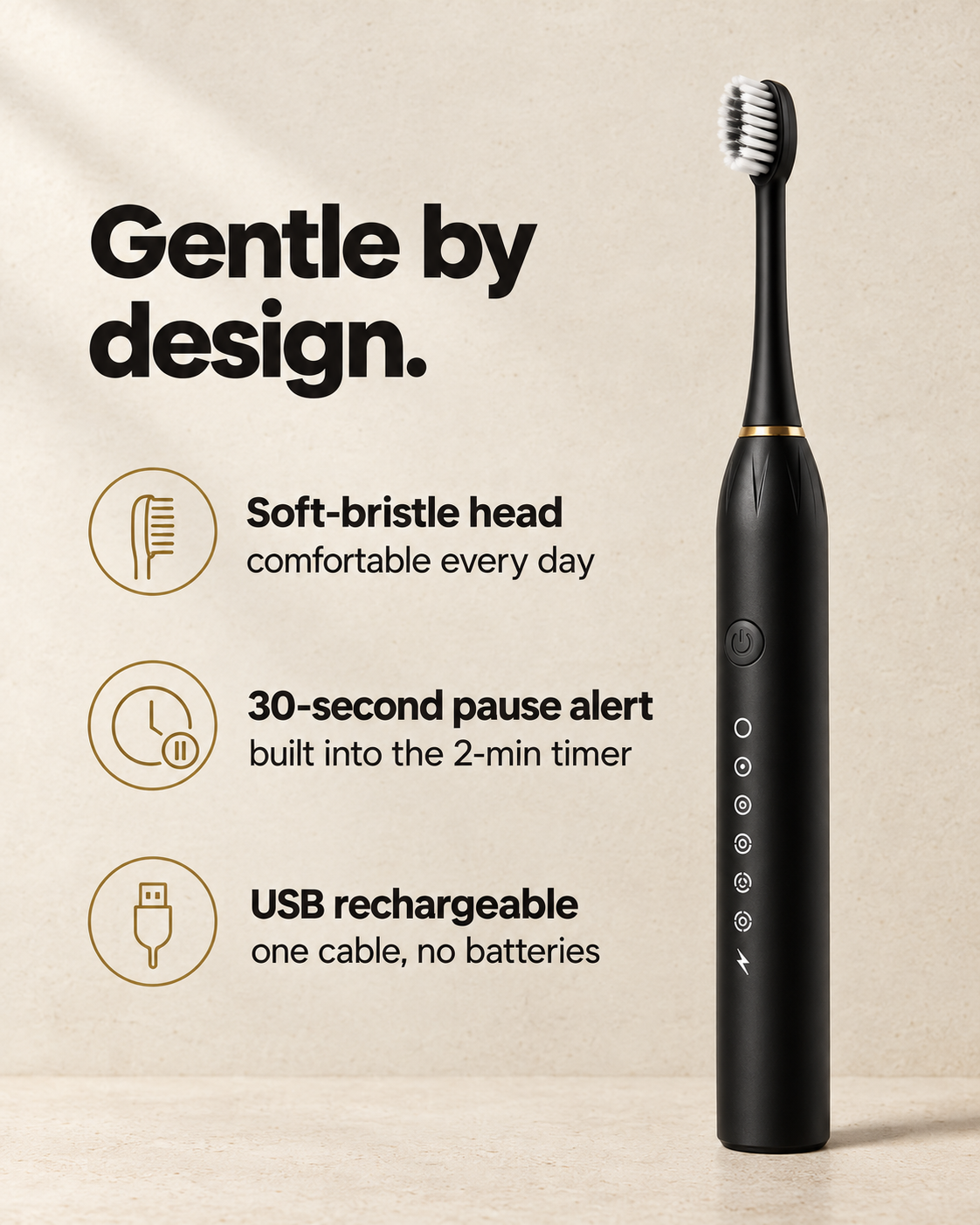 X-3 Sonic Electric Toothbrush