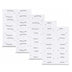 Eyeliner & Eyeshadow Stencil Stickers — 32 Pairs, 8 Styles (4 Sheets)