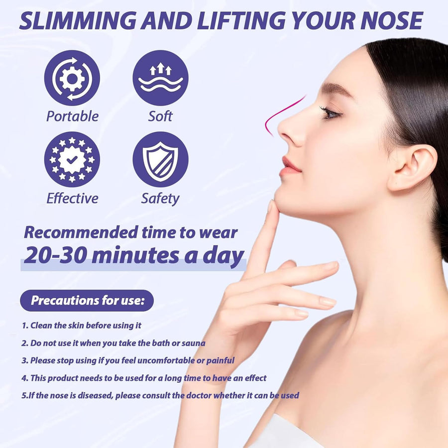DropShelf 3D Silicone Nose Shaper Clip  | Non-Surgical Contour & Lifter