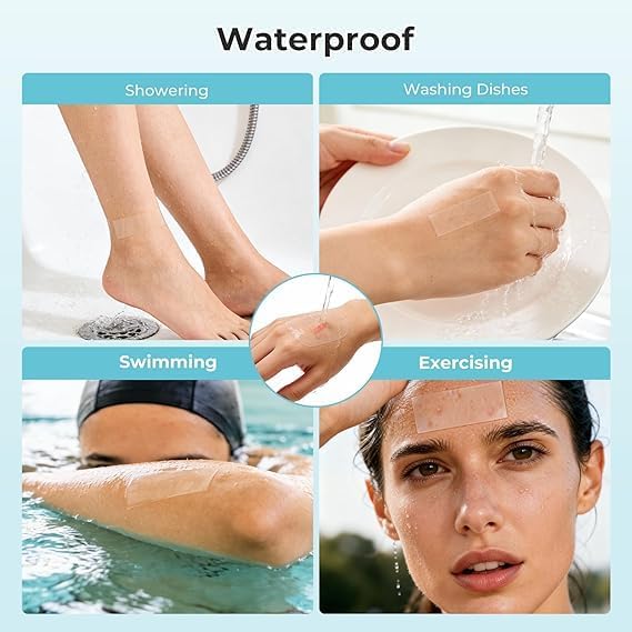 Hydrocolloid Pimple Patch Roll (10 FT / 200+ Cuts) – Invisible Matte Overnight Acne Zit Absorbing Bandage for Face & Body