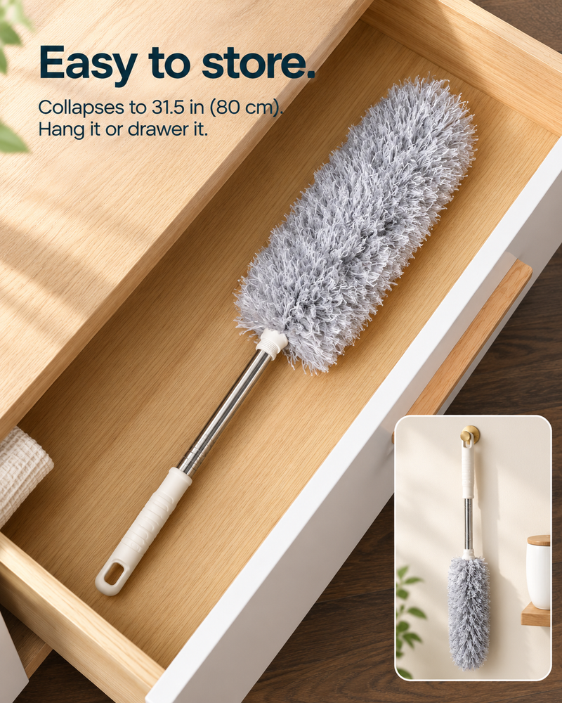 Extendable Long Handle Dust Cleaner