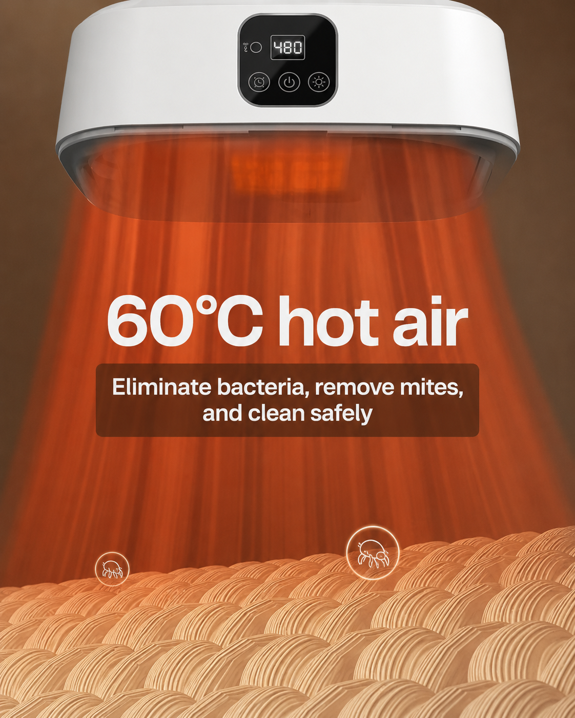 Portable Foldable Hot Air Drying Wardrobe | 600W Fast Drying | Timer Function