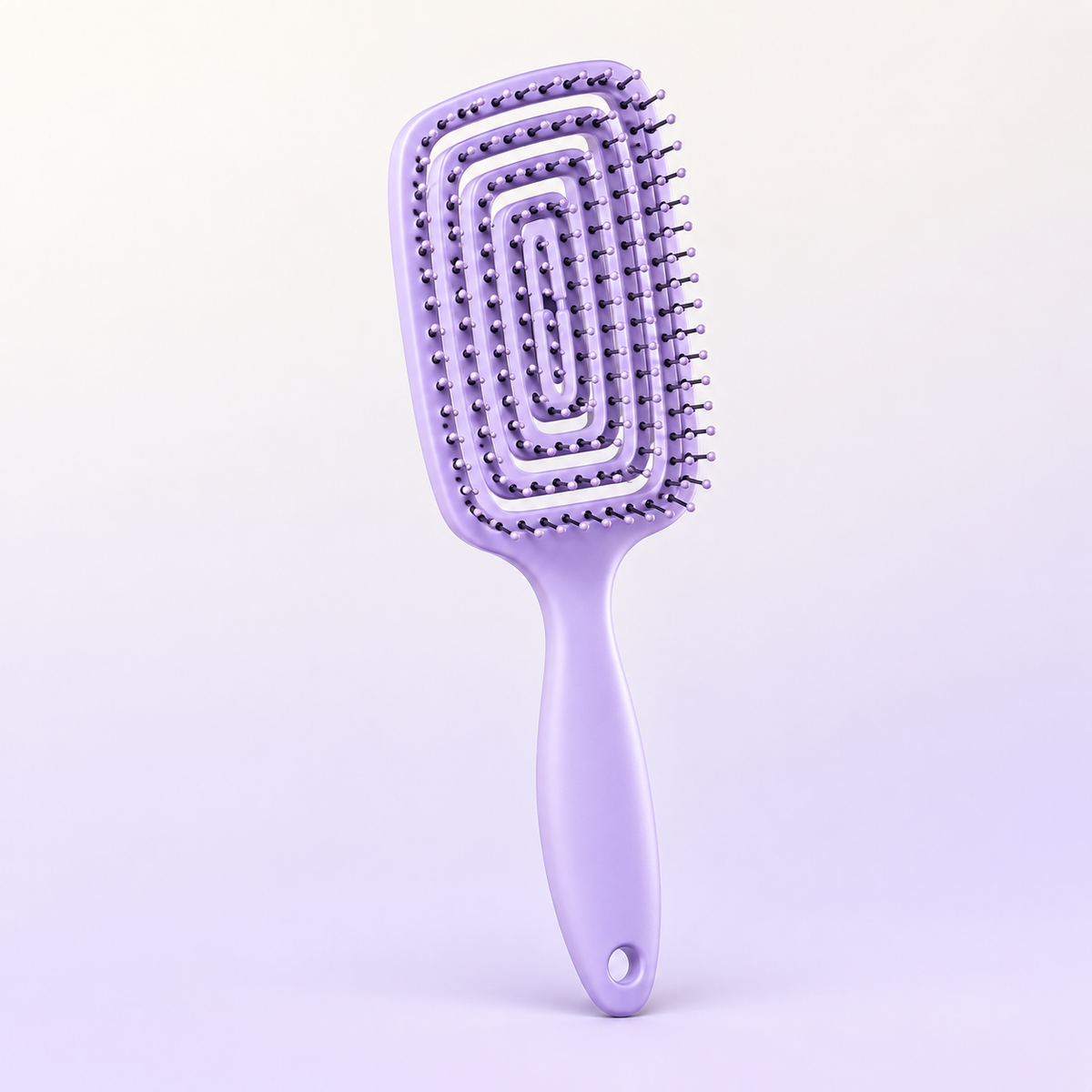 Curved Vented Detangling Hair Brush – For Wet, Dry, Thick & Curly Hair
