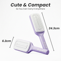 self cleaning hair brush