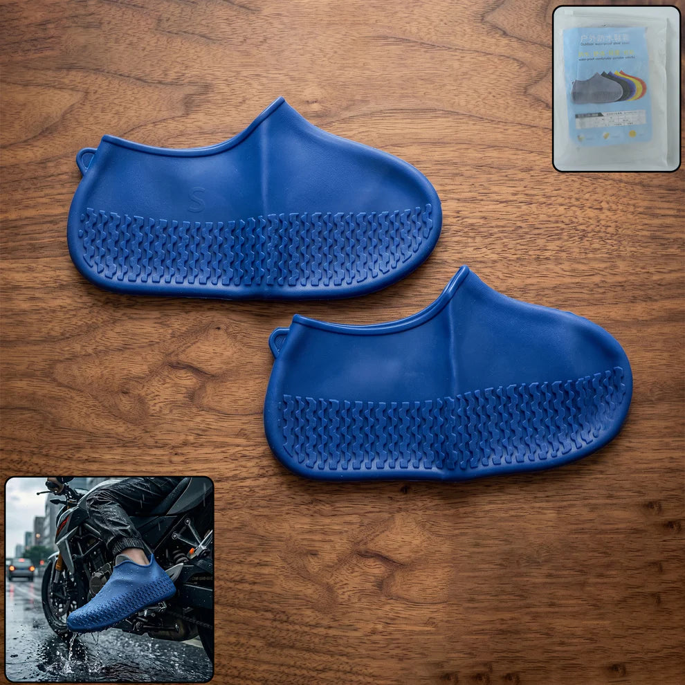 Waterproof Silicone Rain Shoe Cover – Reusable, Non-Slip, Fits All Shoes