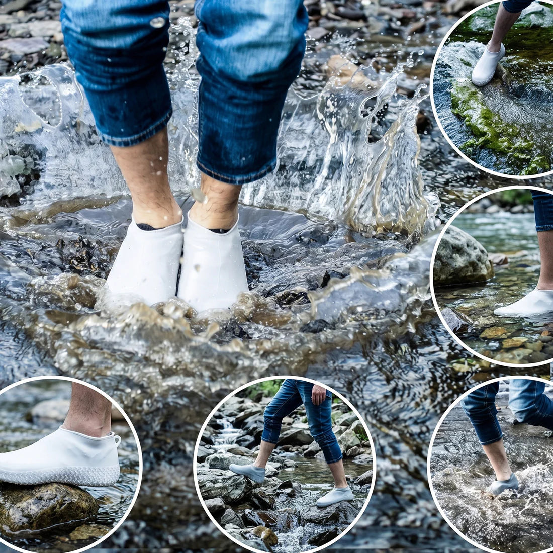 Waterproof Silicone Rain Shoe Cover – Reusable, Non-Slip, Fits All Shoes