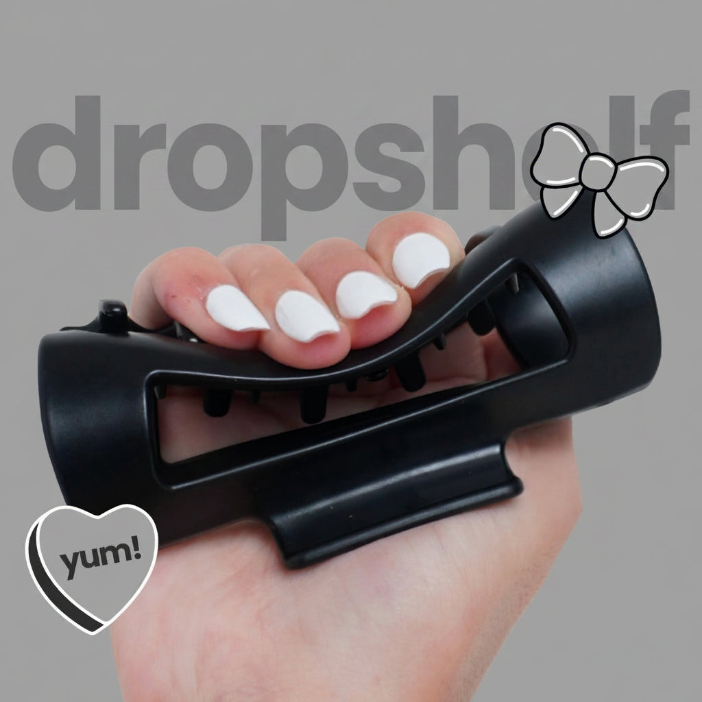 Premium matte silicone claw clip set for women.