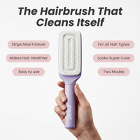 self cleaning hair brush